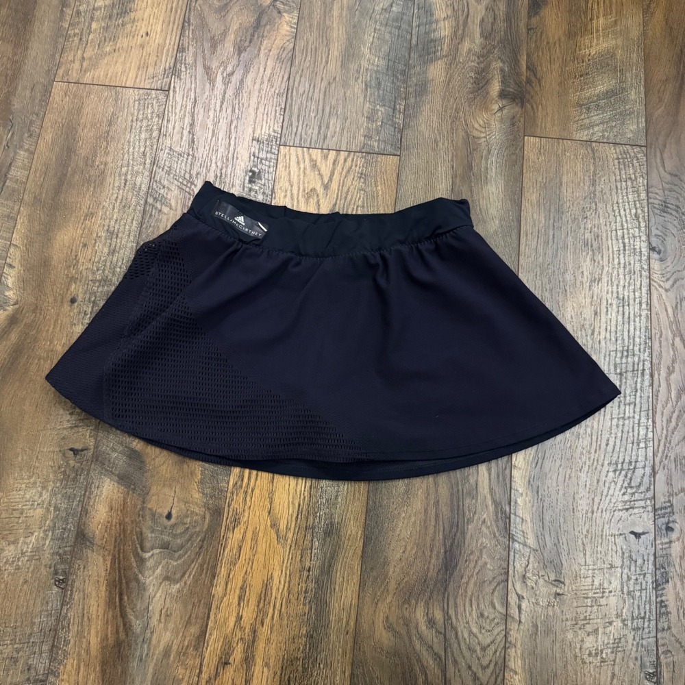 Adidas Stella McCartney Barricade Tennis Skort‎ Navy Blue Athletic Skirt Medium